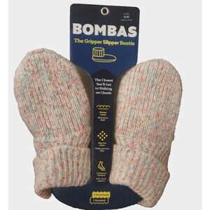 Bombas Gripper Slipper Sherpa Lined Bootie Toddler 8 - 10 Pink New NWT